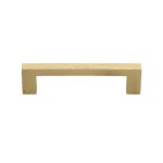 M Marcus Heritage Brass Cabinet Pull Metro Hammered Design 96mm Centre to Centre